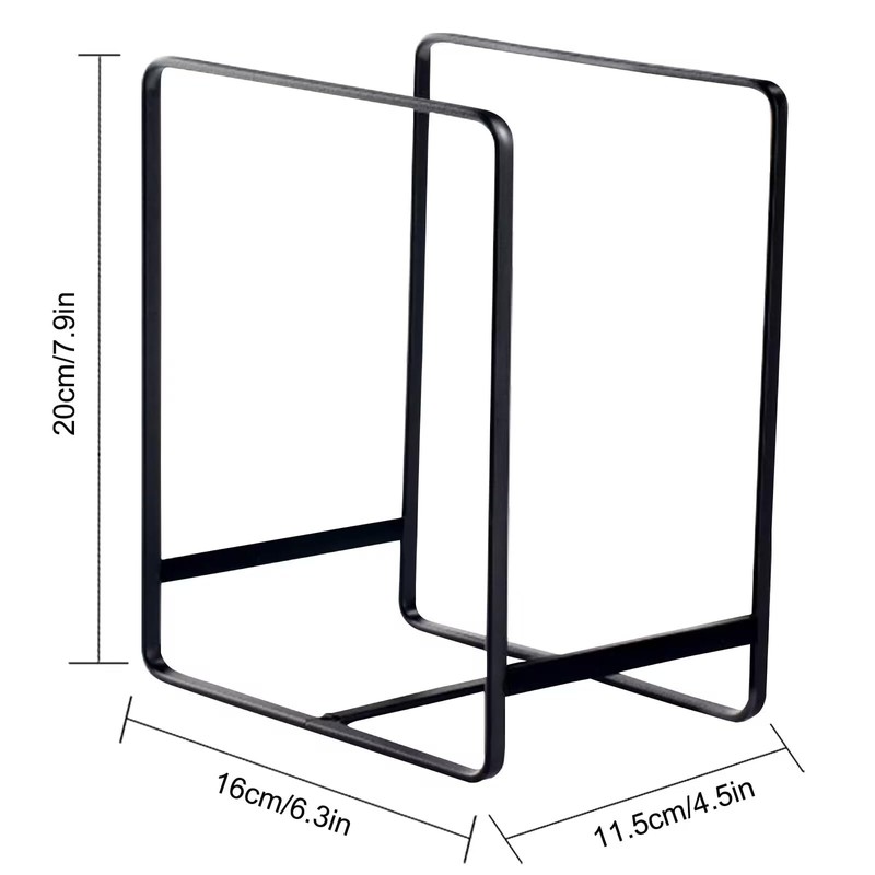 QUMENEY 2 Pack Large Plate Holders Organizers Plate Racks Upright
