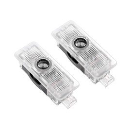 AutoQi Door Light Welcome Light for Mercedes CLA C117 X117 CLS C218 X218 Coupe C205 C207 Cabrio A205 A207 LED Laser Star Logo Projector Entry Lighting Lamp, Pack of 2