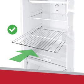Universal Adjustable Fridge Freezer Shelf Chrome Plated Single