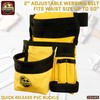 GRAINTEX CS2465 10 Pocket Finisher Tool Pouch Yellow Color Rip-stop