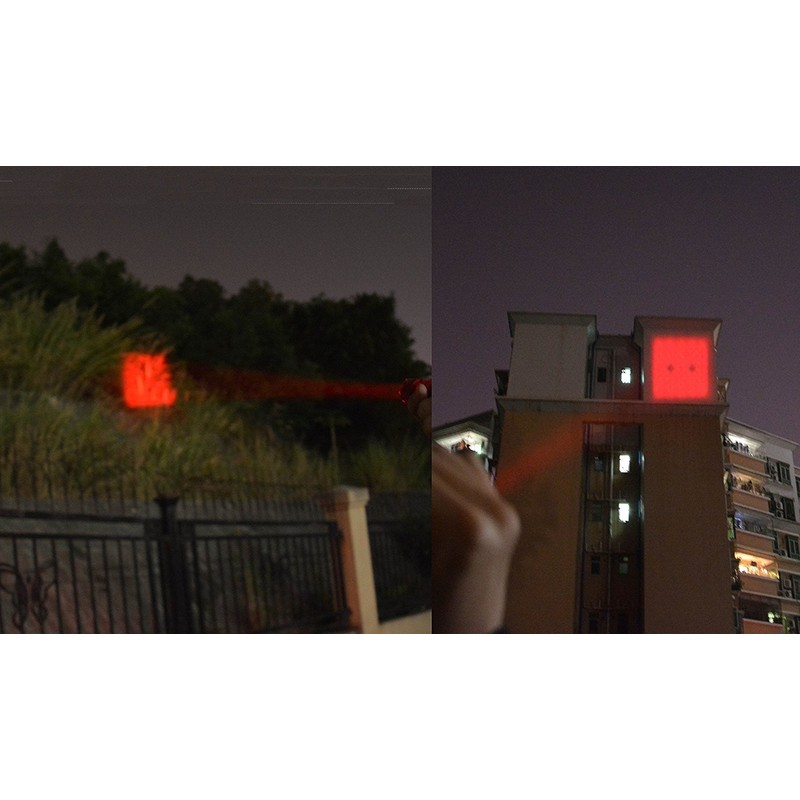 WAYLLSHINE (Pack of 2) One Mode Red Light Flashlight, Single