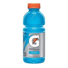 Gatorade Sport Drink Cooling Blue Raspberry, 20-Ounce Wide MouthBottles (Pack of 24)