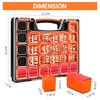 Kuject 220PCS Battery Cable Ends AWG 1 2 4 6