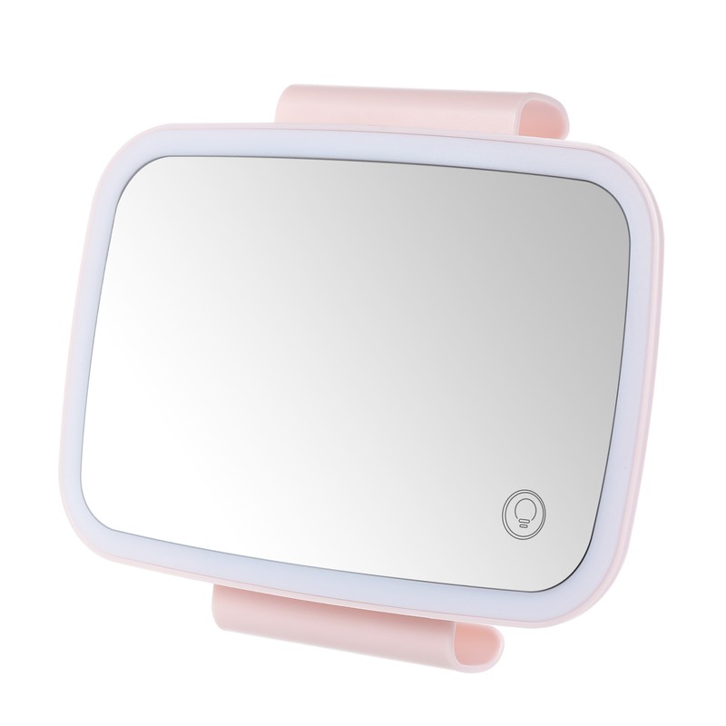 Car Sun Visor Mirror with LED Lights Makeup Sun-shading Cosmetic