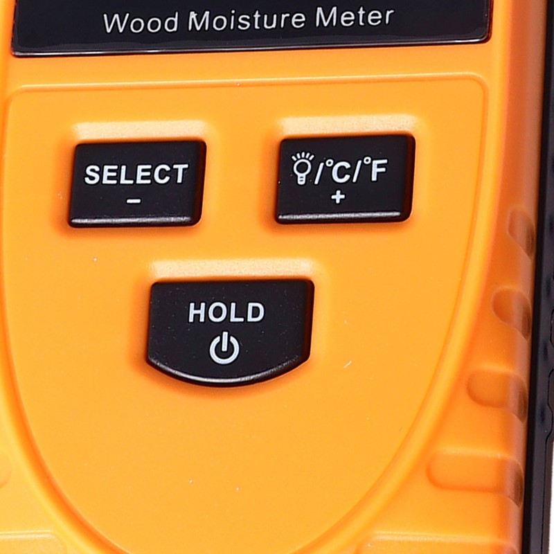 WT630 Wood Moisture Meter Pinless Induction 8 Levels Adjustment Multifunction