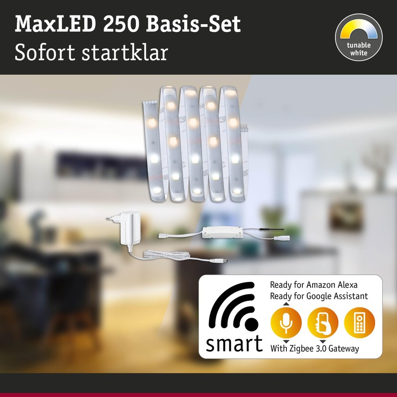Paulmann 78868 LED Stripe MaxLED 250 Basic Set Smart Home