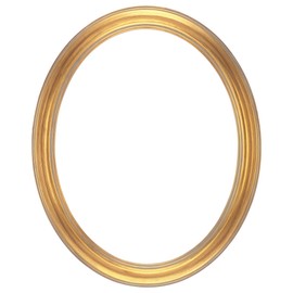 Stein Design Oval Frames - Hand-Finished Open-Back Oval Frames for Canvas, Does not Include Glass or Backing - [Gold - 11"x14"]