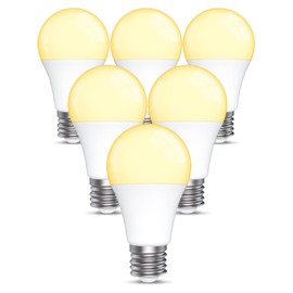 LEDYA E27 Screw Bulb 75W Equivalent, 13W 3000K Warm White ES Led E27 Bulb , 806 Lumens, Non-Dimmable, A60 Standard Energy Saving LED Bulb, 6-Pack