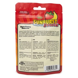 Higgins Sunburst Freeze Dried Fruit Strawberry Banana 0.5 Ounces (046706323319)