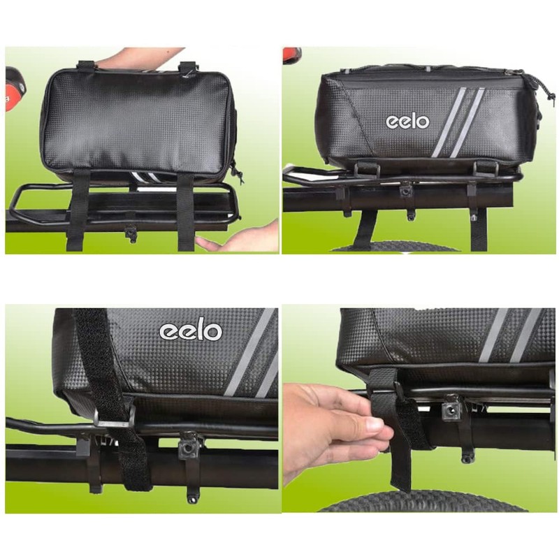 eelo Bike Pannier Bag for Bicycle Rack - Waterproof, 7L
