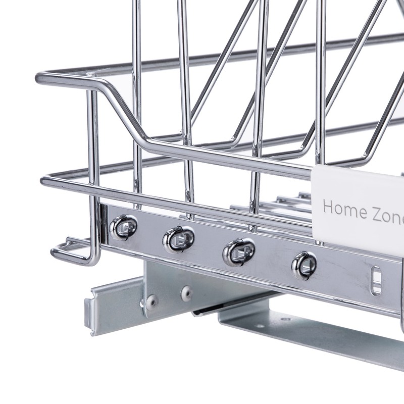 Home Zone Living Pull Out Kitchen Cabinet Organizer with One