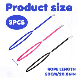 Noose 3 Pcs Restraints Dog Grooming Harness Pet Strap Dog Grooming Belly Strap for Table Pet Shower Strap for Pet Baths Grooming Tables Bathtubs Outdoor Activities