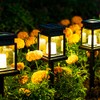 Solpex Solar Pathway Lights 8 Pack LED Outdoor Hanging Lanterns