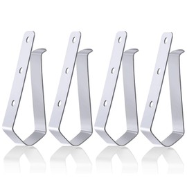 4 Pcs Garage Door Remote Visor Clip Stainless Steel Clip Holder 29B137 Only Compatible with Liftmaster Chamberlain Sears Craftsman Opener Remote