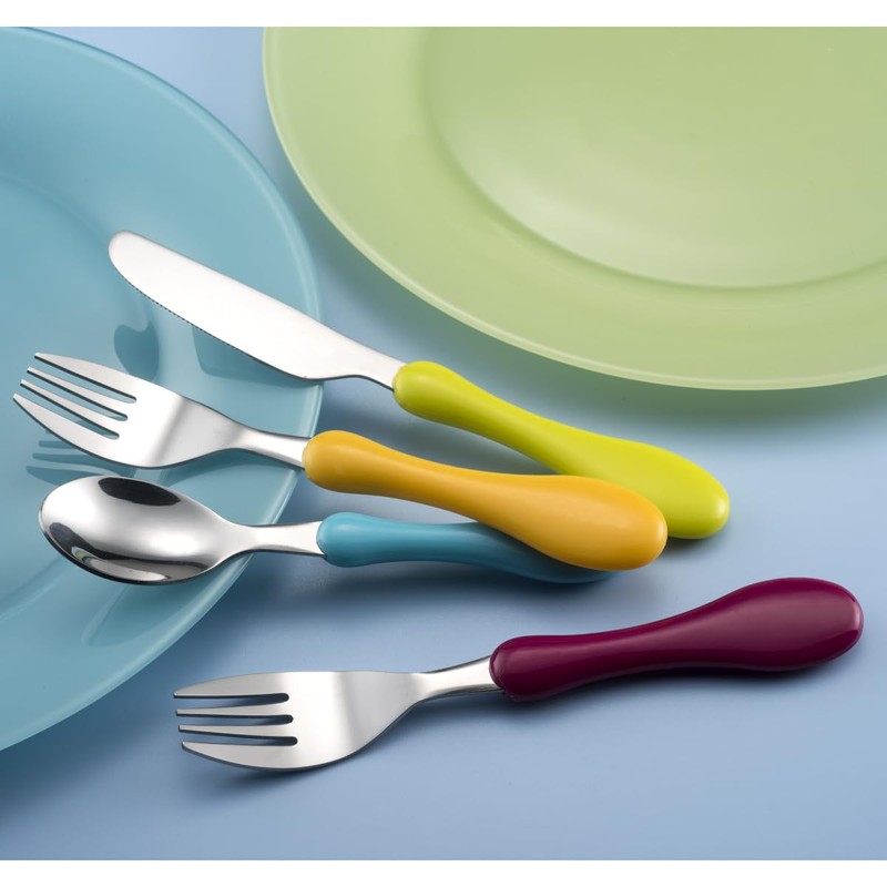 Amefa Reglisse Children's Cutlery Set Stainless Steel with Ergonomic Plastic