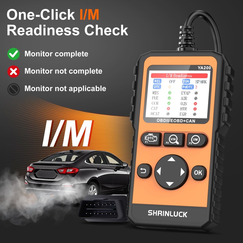 Y2 2.8'' Color Graphing Screen OBD2 Scanner Diagnostic Tool,Enhanced PRO