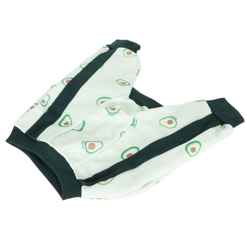 Pet Long Sleeve Pajamas Breathable Soft Elastic Cute Avocado Print