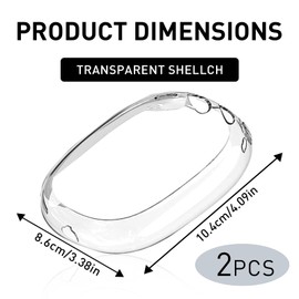 Case for Over-Ear Headphones (2020/2024) with USB-C, Airpd Max Case, Shockproof, Scratch-Resistant, Thin TPU Protective Case, Soft Lightweight Accessories, Crystal Clear Protection for Over-Ear