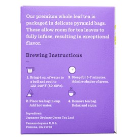 Yamamotoyama Gyokuro Pyramid Green Tea Bag, 10 ct. Box (Pack of 2)