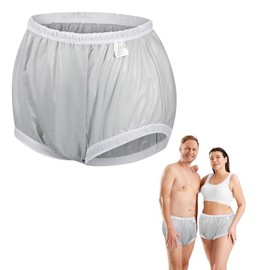 Adult Diaper Cover Noiseless Incontinence Protective Briefs for Incontinence Leak Protection Plastic Pants Cover Unisex