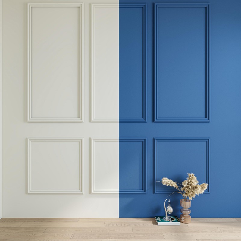 DoubleFill 3 Sets Wall Molding Kit Pre-Cut Wainscot Wall Panel