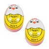 Egg Timer 2-Pack, Colour Changing Boiled Egg Timer in Yellow