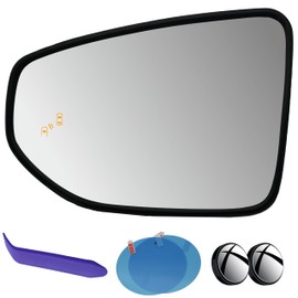EAP Driver Side Mirror Glass Compatible with Lexus ES350 ES300h ES250 2019-2025, IS250 IS350 IS500 2021-2025, UX300h 2019-2025, RC350 2019-2024, LC500 2022-2024, Heated with Blind Spot