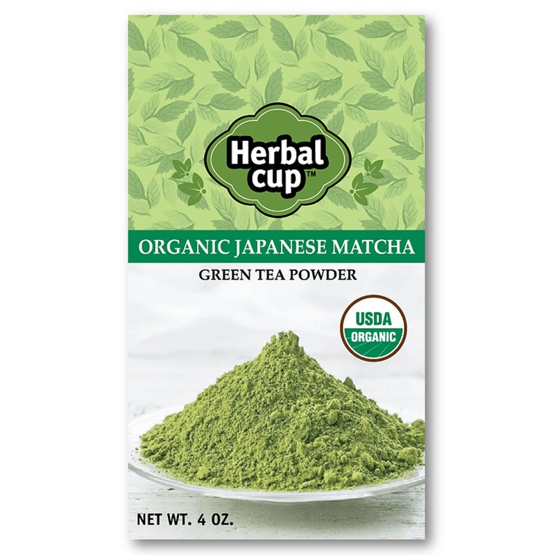 Herbal Cup Té Matcha japonés orgánico (té verde matcha, 113