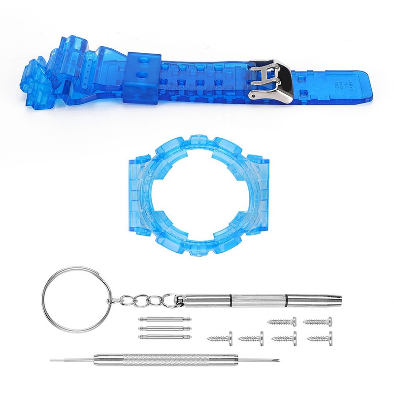 Watch Strap Watchband Case Set Fit for GA‑110 GA‑100 GD‑100