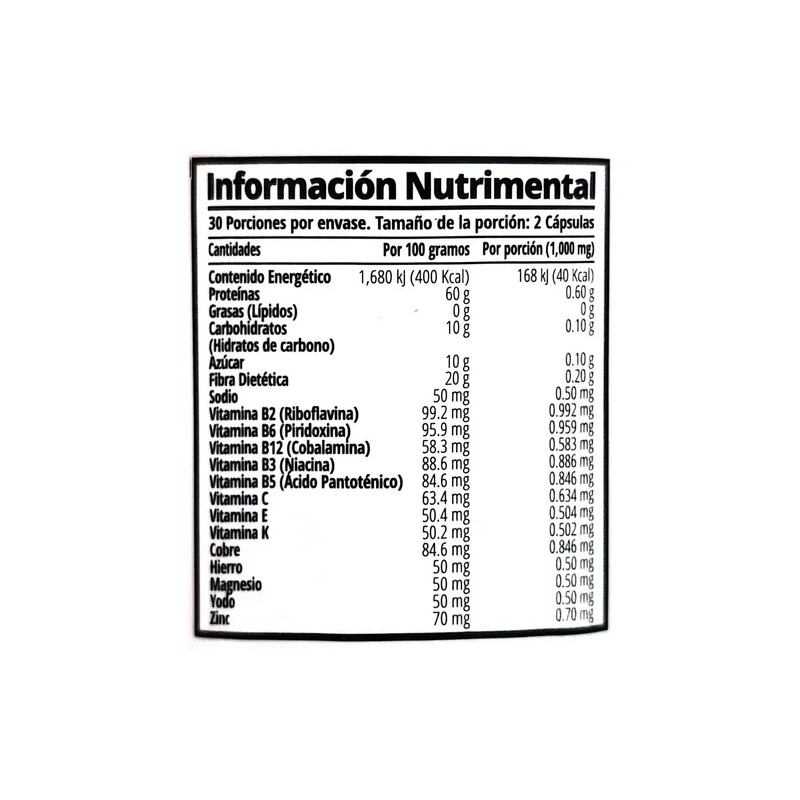 Colágeno Hidrolizado Sin Sabor Cápsulas Nutrición 2000 60 Caps