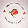 Redwood Fat Robin 20cm Merry Christmas Plate Bone China New