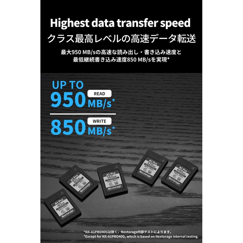 Nextorage Japan CFexpress Type A Card NX-A1PRO 80GB VPG 400