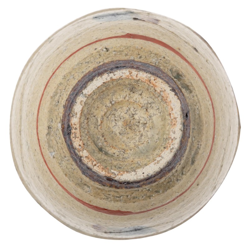 Marui Pottery MR-3-4043 Shigaraki Ware Hechimon Tea Cup, Capacity Approx.