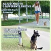 LWBMG Multi Function Leather Dog Leash 8ft Genuine Leather Leash