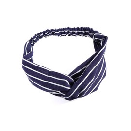 Ipetboom Stylish Chiffon Knot Headband for Women Elastic Hairband in Floral Design Comfortable Crossover Hair Wrap for Fashion and Workout