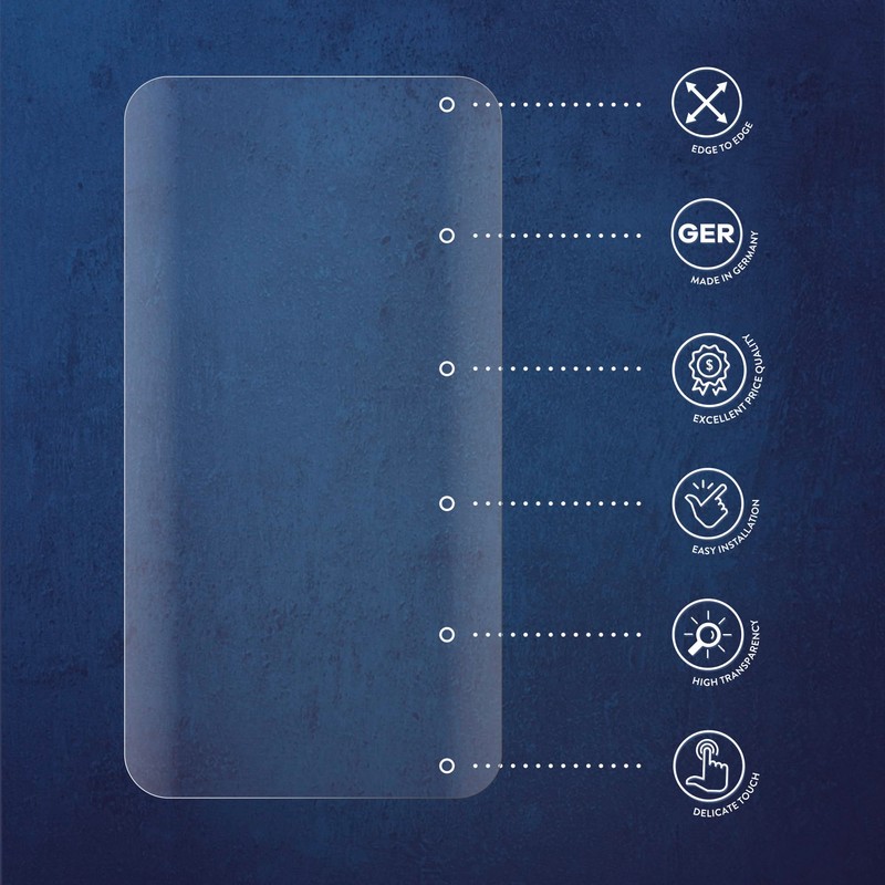 Savvies 4 Stück Full-Screen Schutzfolie für Armbanduhren (Kreisrund, ø: 34