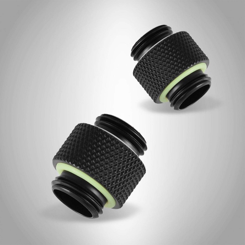 G1/4 Thread Fitting Adapter, Tonysa 2 Pieces Computer Water Cooling