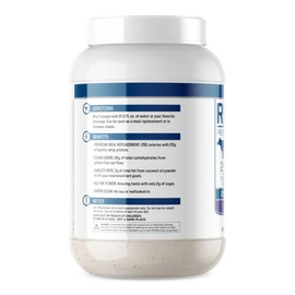 Real Meal by NutraOne - Perfect Meal Replacement Powder for Everyday Goals | Including Whey Protein, Coconut Oil, and Gluten-Free Oats* (Blueberry – 2.6 lbs.)