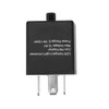 Haosie 3 PIN Adjustable Flash Relay, Turn Signal Flash Relay,