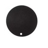 Waterproof Round Rubber Placemats, Heat Resistant and Wipeable PU Table