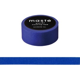 マークス マスキングテープ ベーシック IMPRESSIVE TONE 「マステ」 ブルー 無地