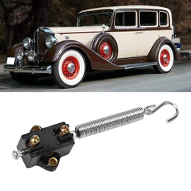 Akozon 12V Universal Brake Brake Light Switch Toggle Switch Push Button Automatic Black