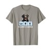 Funny Elements of Happiness Black Lab Lover T-Shirt