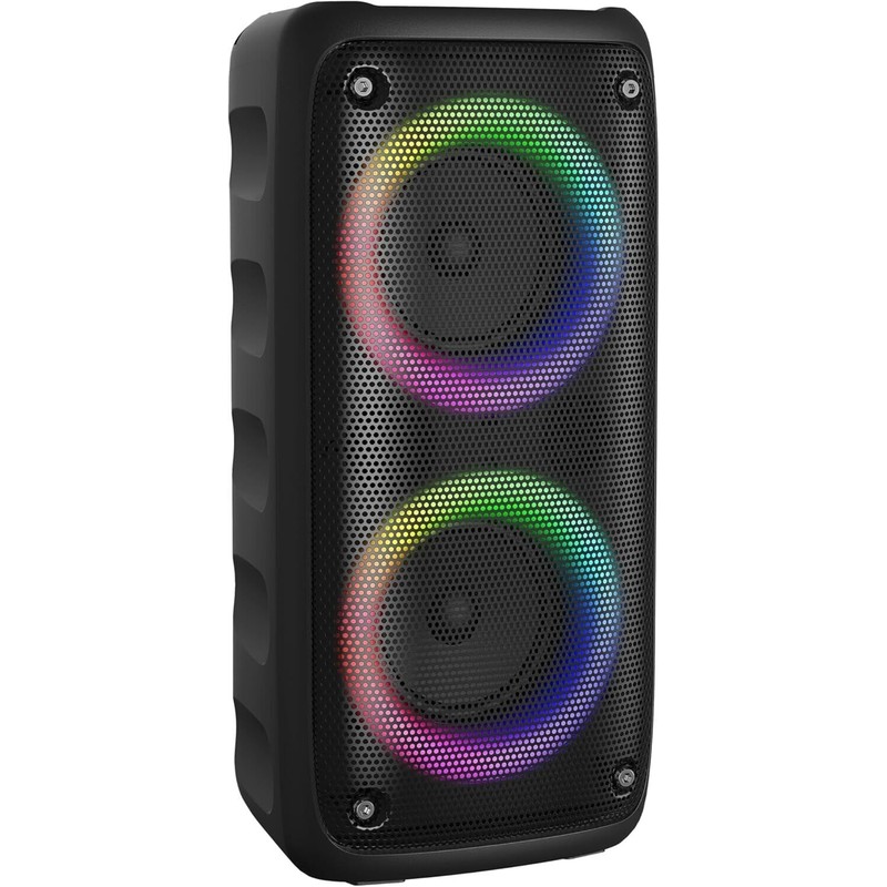 heysound 2 x 3-inch Portable Bluetooth Speaker, TWS, LED Lights,