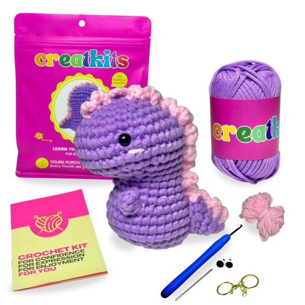 Easy Crochet Kit for Beginners Animals - Learn to Crochet