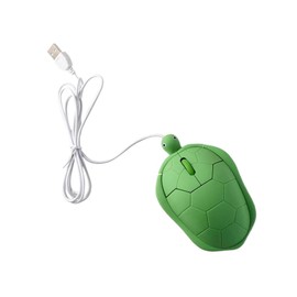 Vctitil Cute Turtle Shape USB Wired Corded Mouse,1200DPI 3 Buttons USB Plug N Play Wired Mouse,with 4.2 Feet Cord,for Notebook/PC/Laptop/Computer