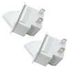 WELURE 2x White Refrigerator Door Light Switch for Subzero for