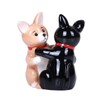 Hugging Chinhuahua Magnetic Ceramic Salt and Pepper Shakers Set