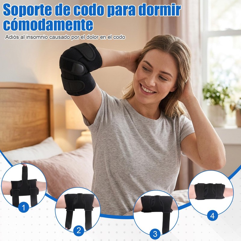 Codera Ajustable para Codo de Tenista y Epicondilitis, Soporte para