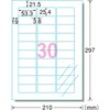 A-One 31583 Label Stickers, Laser Glossy Film, Clear, 30 Sides,